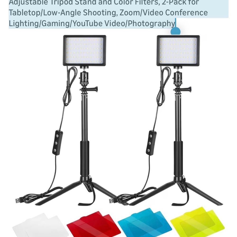 2pk LED Photography Light Panels - Picture 8 of 11